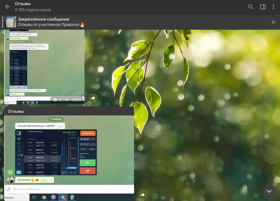 Отзывы Братишки Инвестора на Телеграм канале