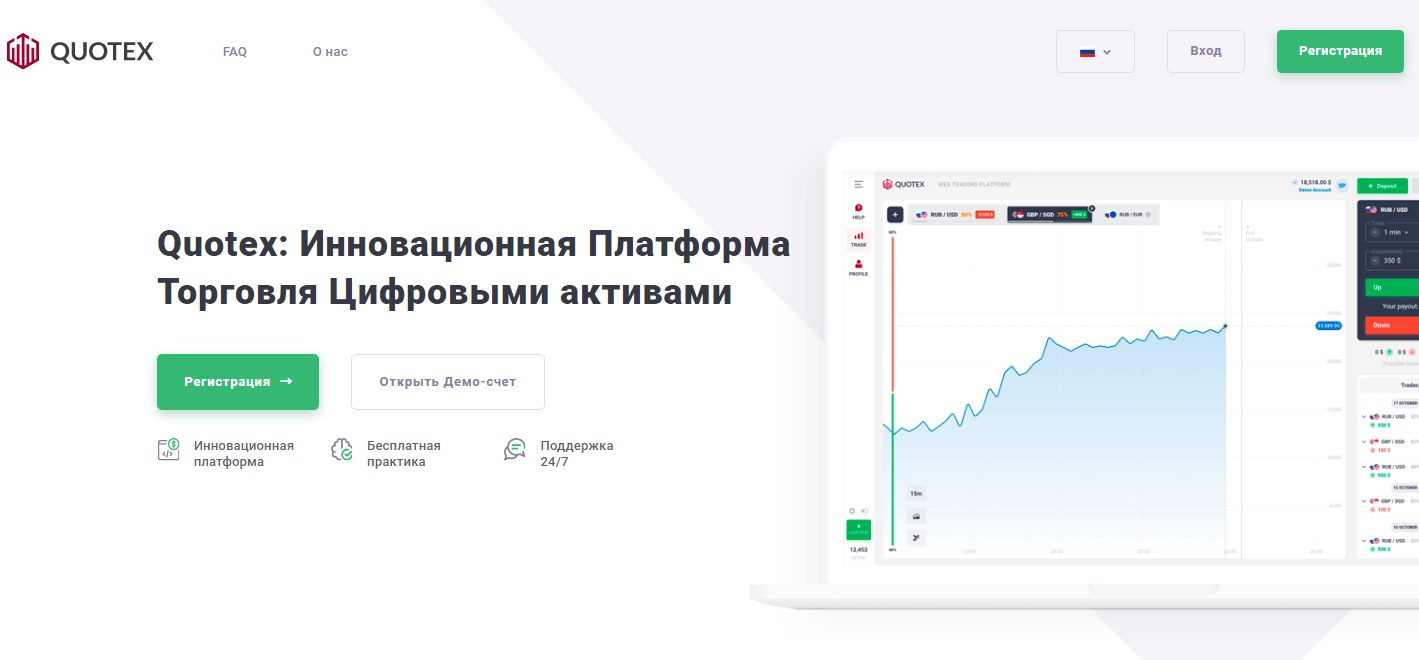 Quotex - платформа для трейдинга