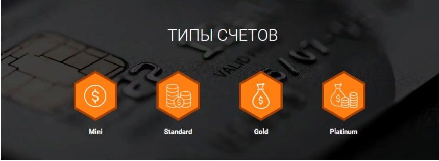 Типы счетов в Fix trade