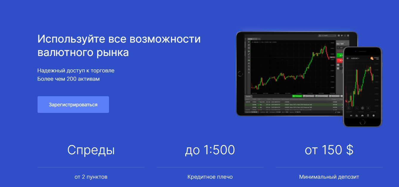 Спреды брокера Prime Trade