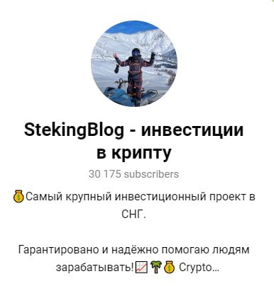 Steking Blog инвестиции в крипту