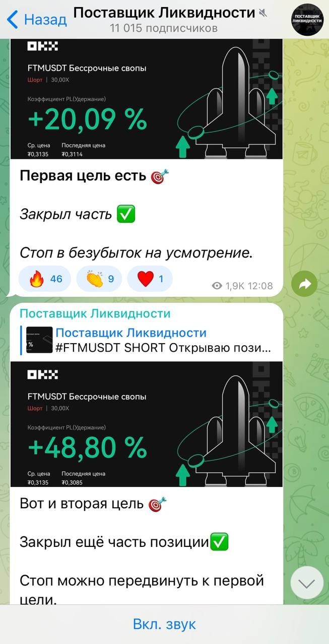 Проект Поставщик Ликвидности