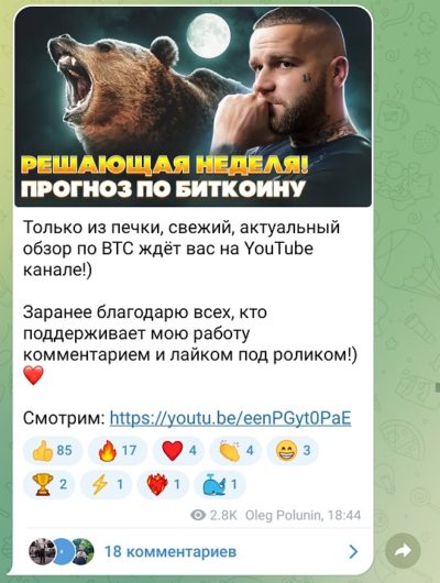 Трейдер Олег Полунин