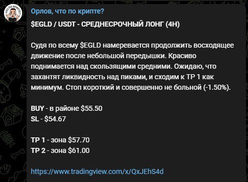 Информация о торговой сделке