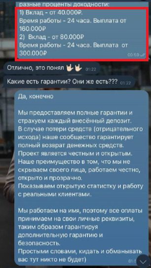 Переписка, описание условий работы