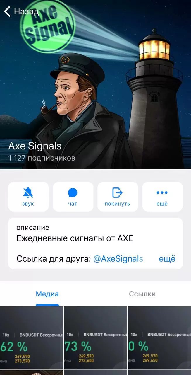 Axe Profit Alert Телеграмм канал