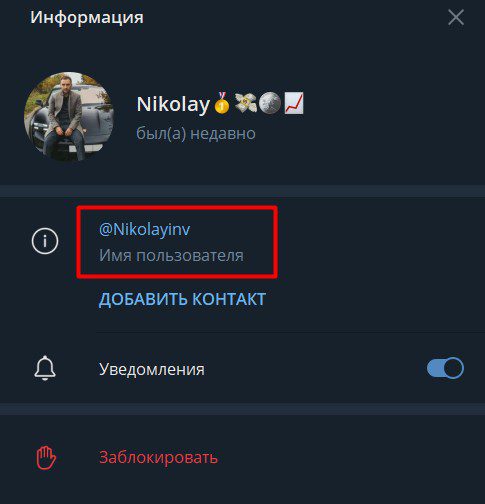 Nikolayinv телеграм проект