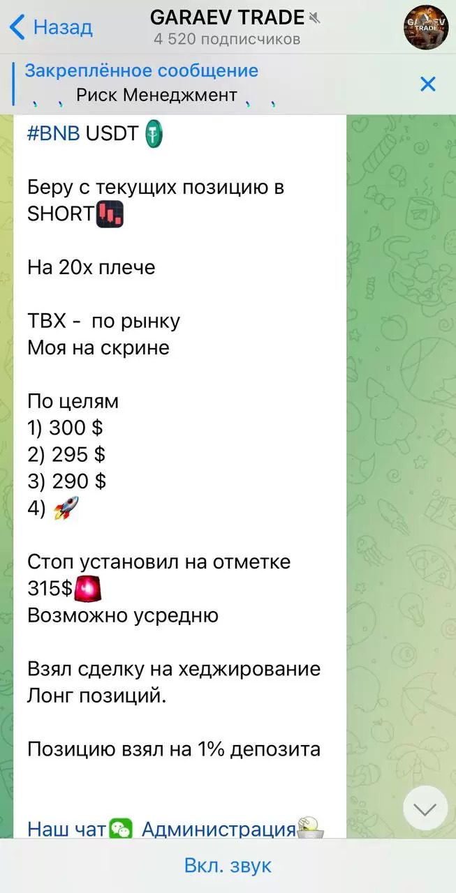 Условия сотрудничества Garaev Trade