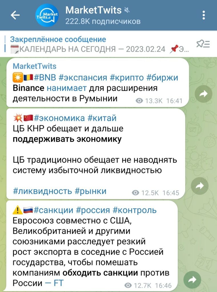 Обзор канала Маркет Твитс