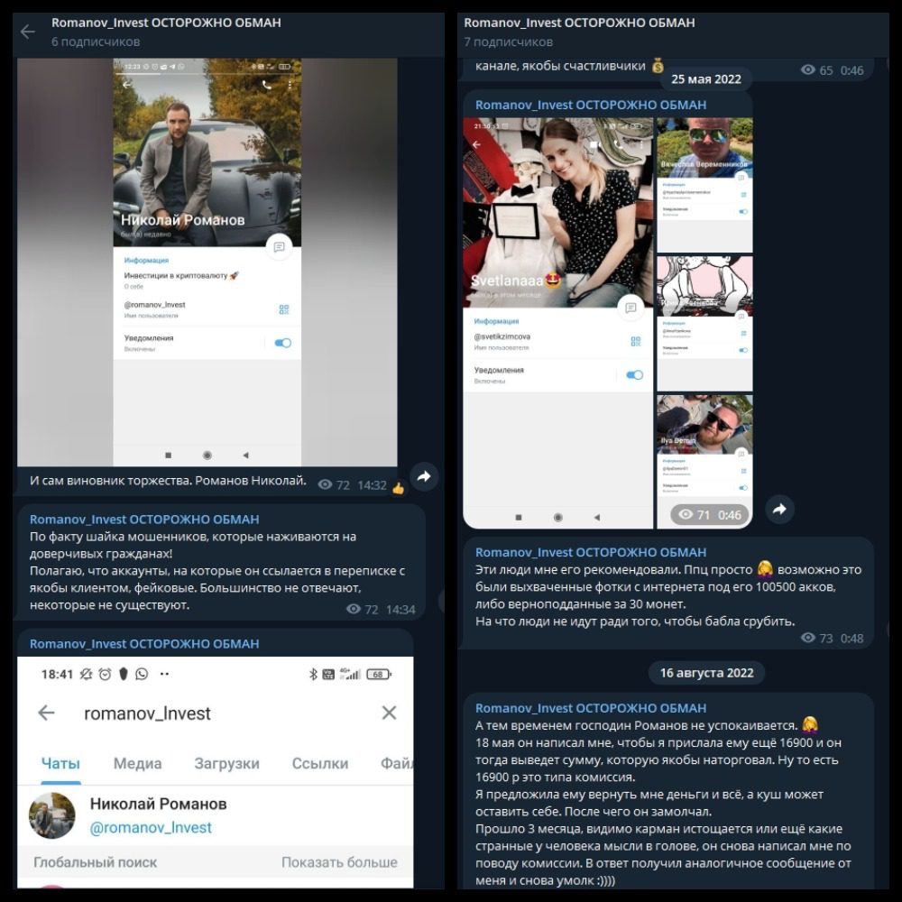 Отзывы клиентов о Романов INVEST