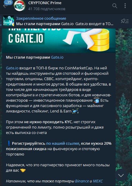 Описание работы Cryptonic Prime