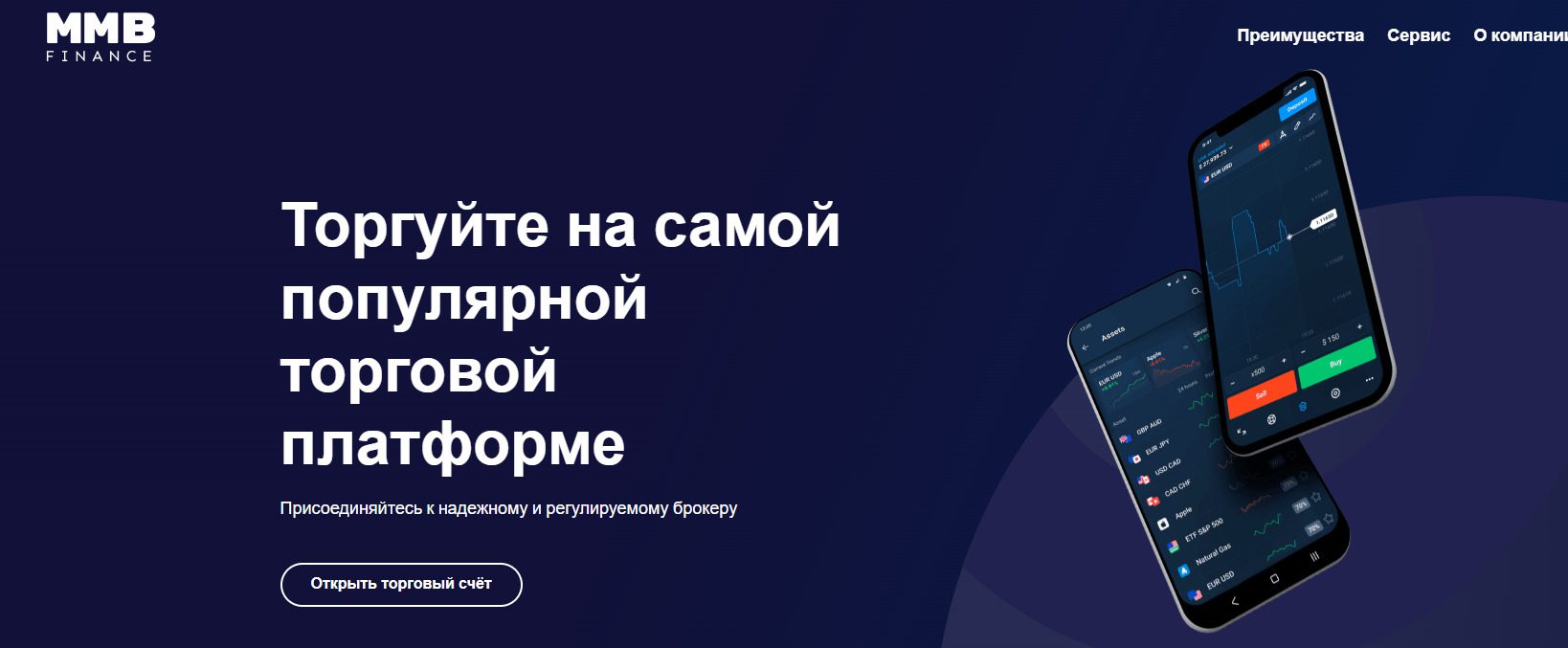 Сайт проекта MMB Finance.com