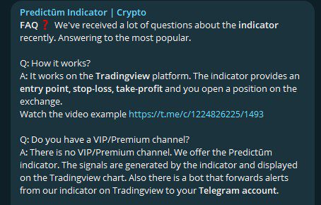 Predictum Indicator Крипта