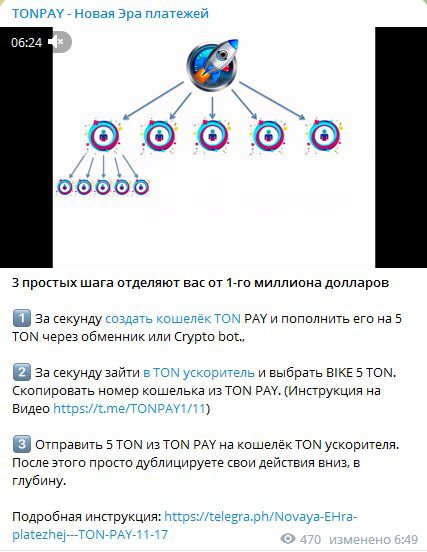 Партнерская программа проекта TONPAY