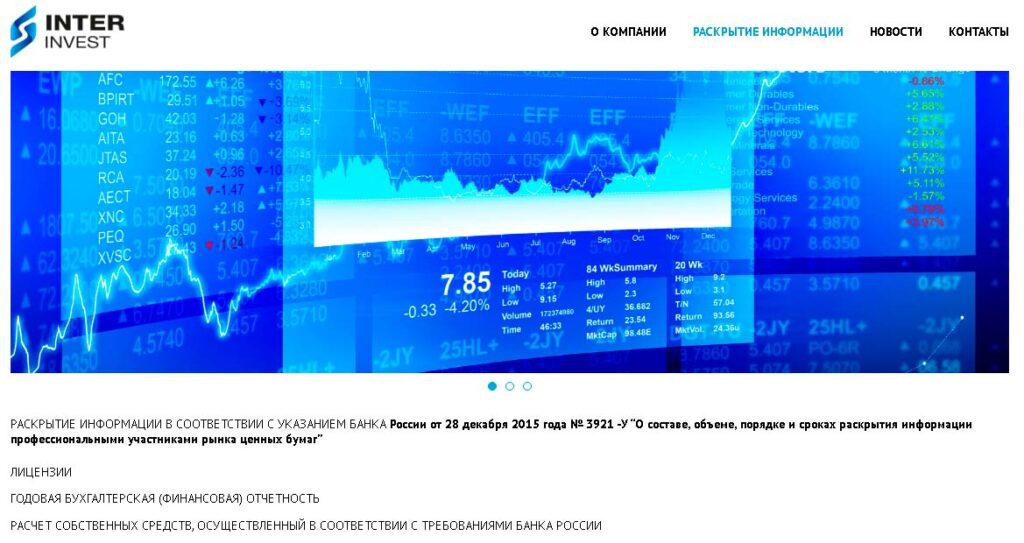 Проект ИнтерИнвест