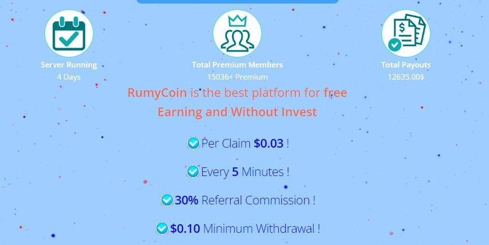 Сайт Rumycoin