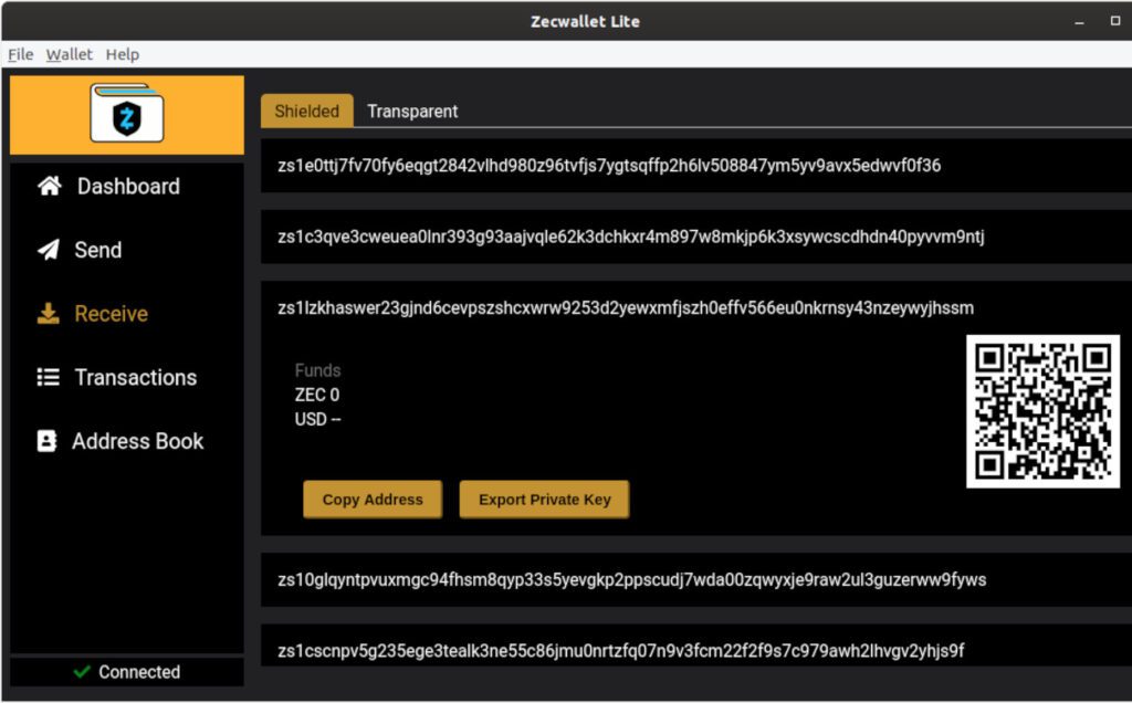 Zcash мобильное приложение