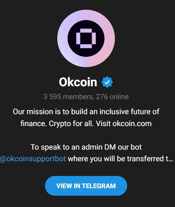 Okcoin инфо