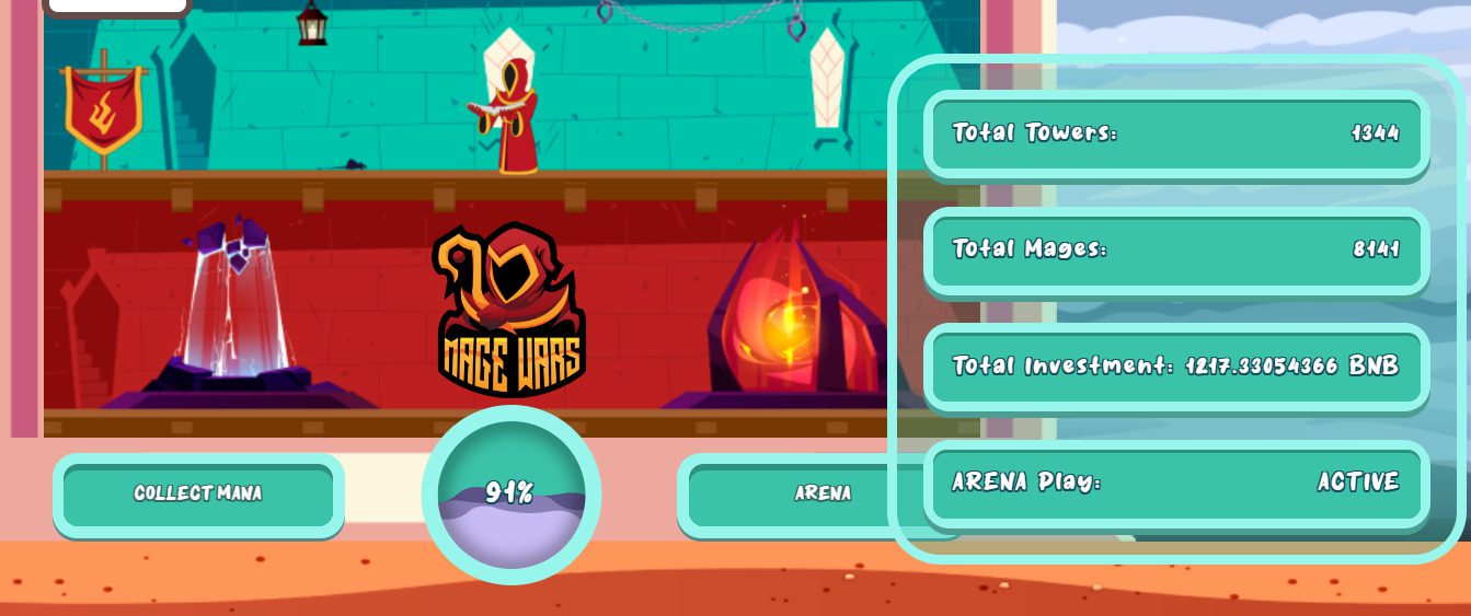 Сайт игры Magewars