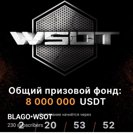 Призовой фонд Проекта Blago Wsot