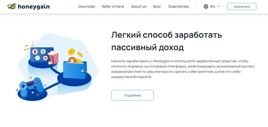 Honeygain инфо