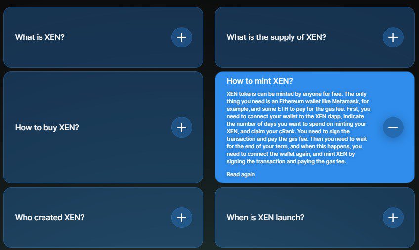 XEN Crypto инфо