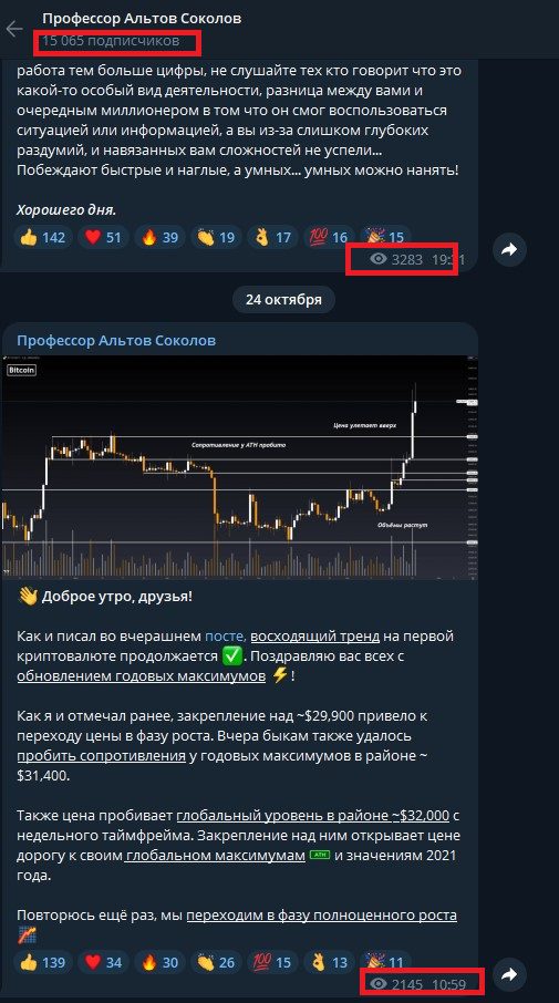 Профессор Альтов Соколов - телеграм