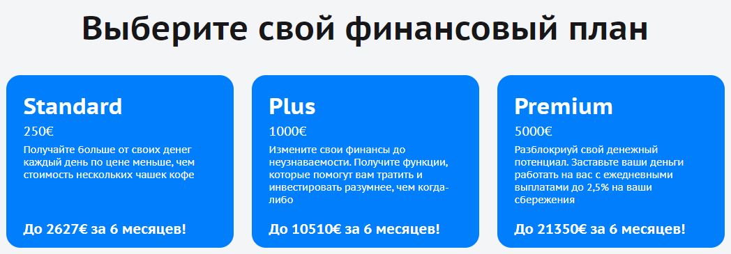 Финансовые планы