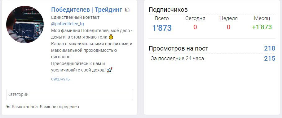 Проект Победителев Трейдинг