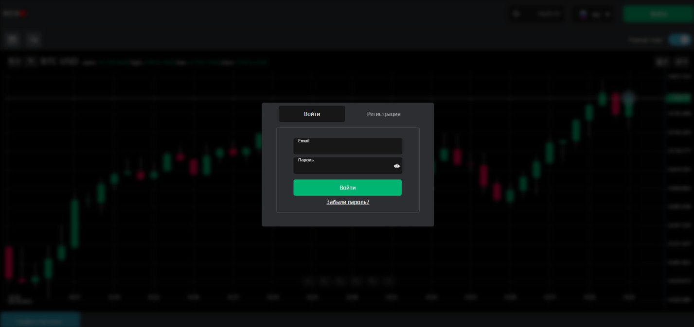 Регистрация на проекте Trades bcsfx com