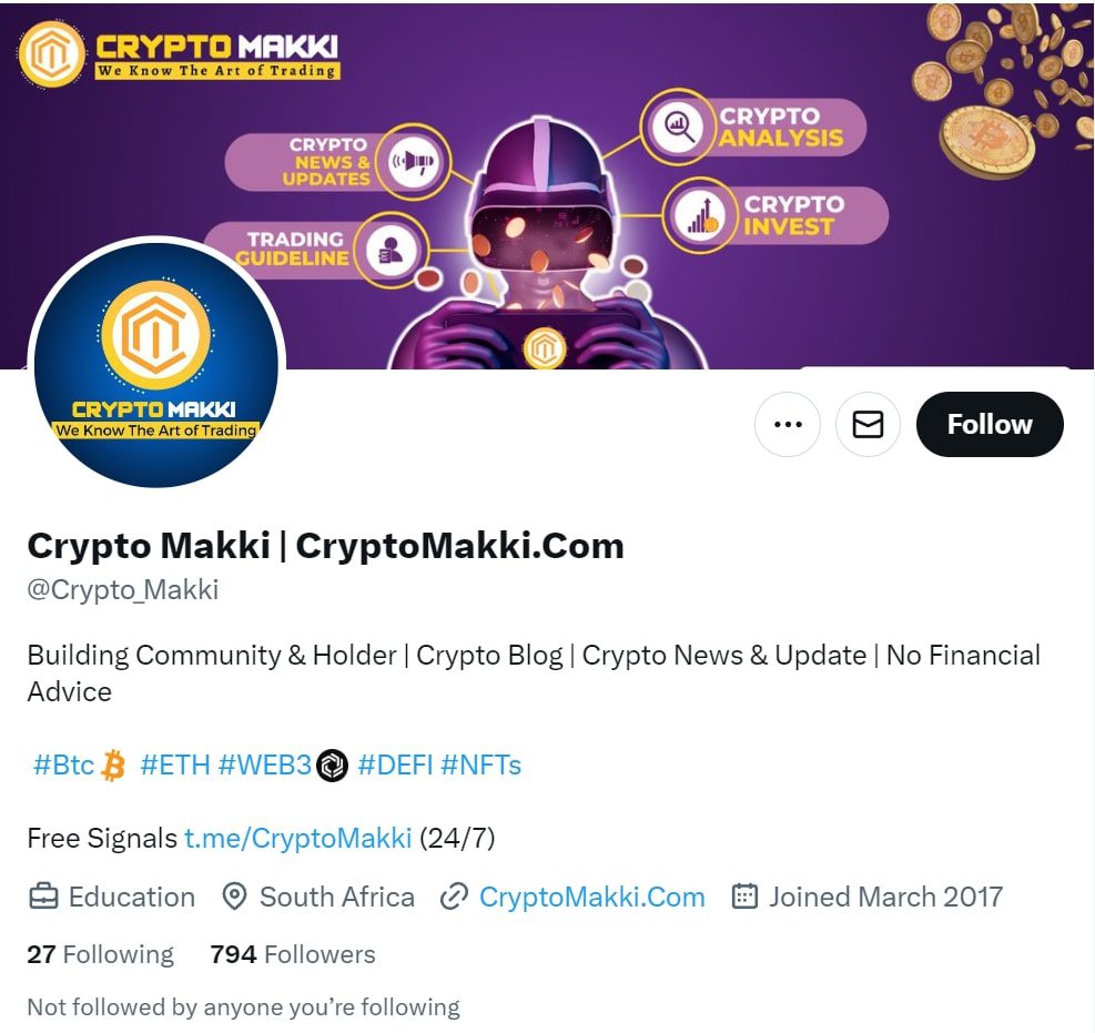 Сайт Crypto Makki 