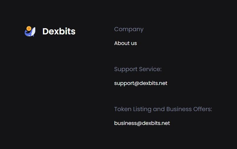 Dexbits контакты