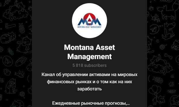 ТГ каал Проекта Montana Investments