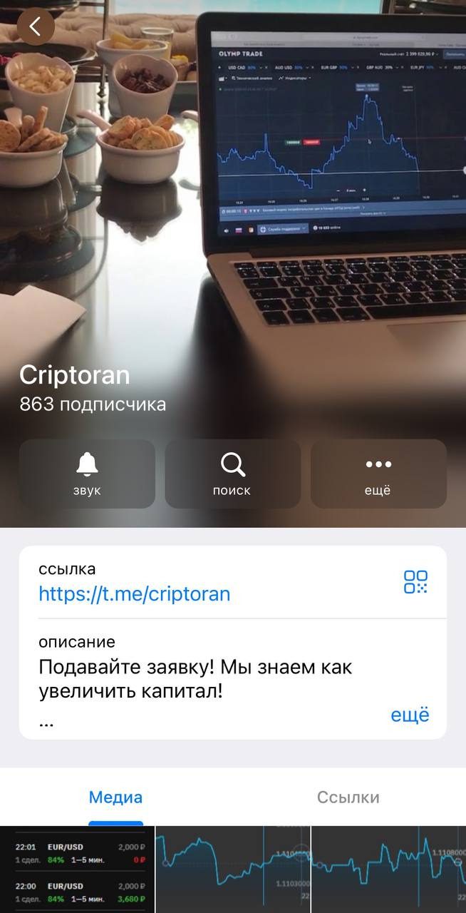 ТГ канал Criptoran (Крипторан)