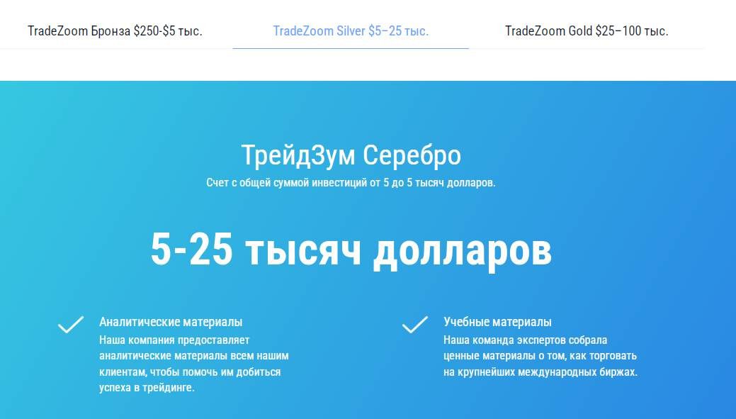 Типы торговых счетов