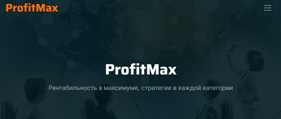 Сайт компании ProfitMax 