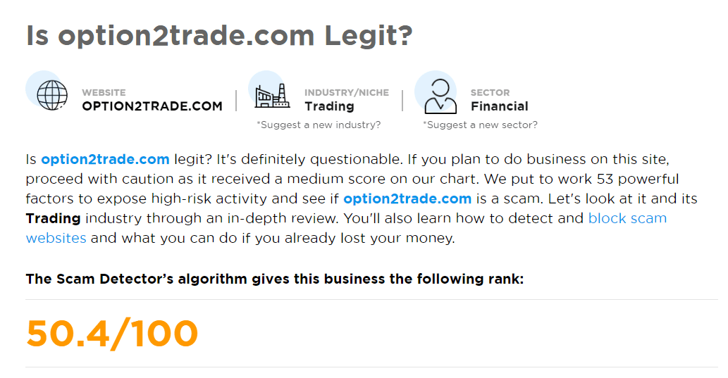 отзывы о option2trade