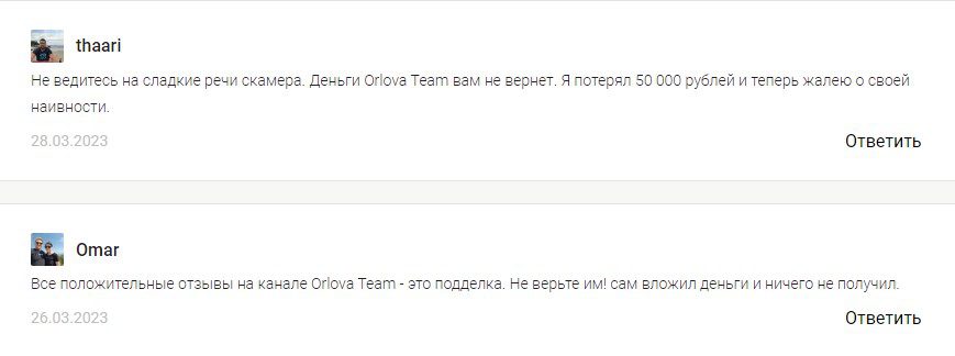 проект Orlova Team