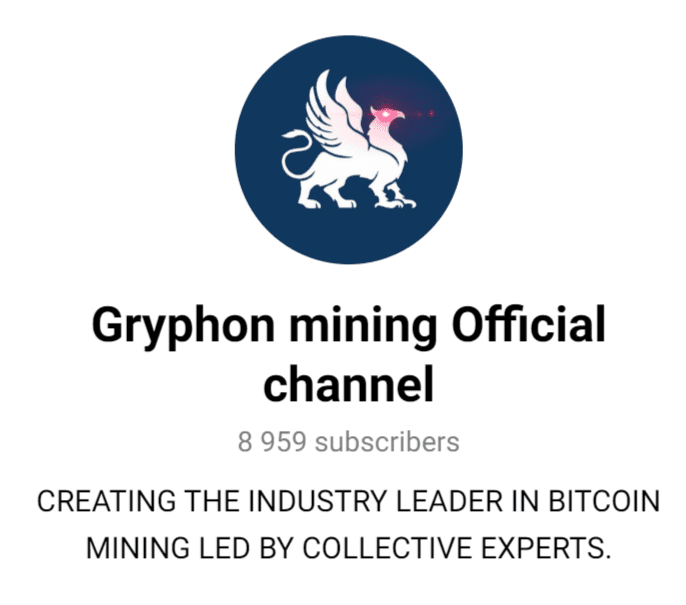 Gryphon mining Official channel